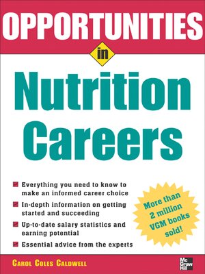 cover image of Opportunities in Nutrition Careers